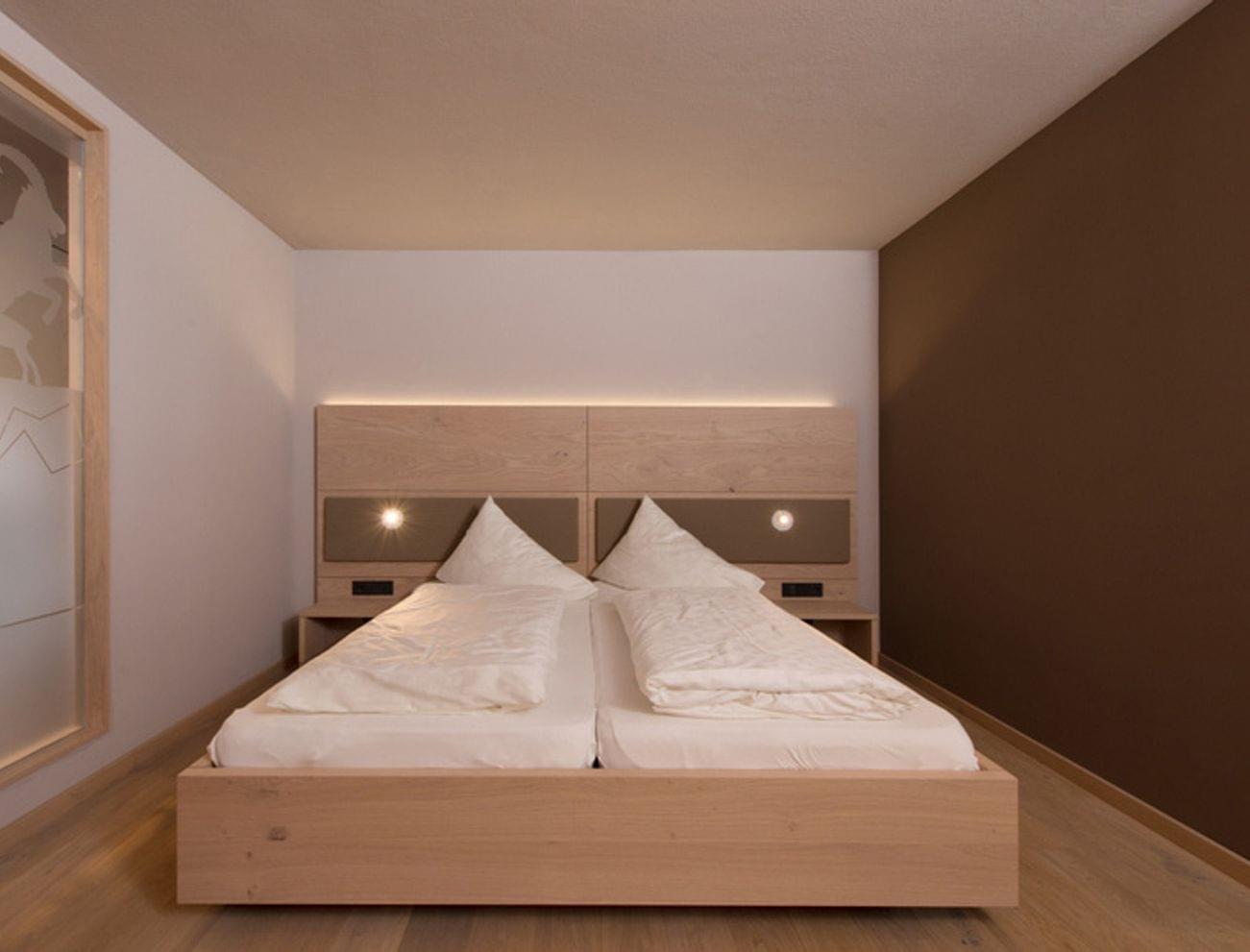 Das Bett im Zimmer Hammerspitze